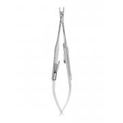 Micro-serrefine clamp applicator - 14 cm, with lock