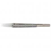 Round hollow handled dilator forceps, 14 cm, 0,15 mm tips