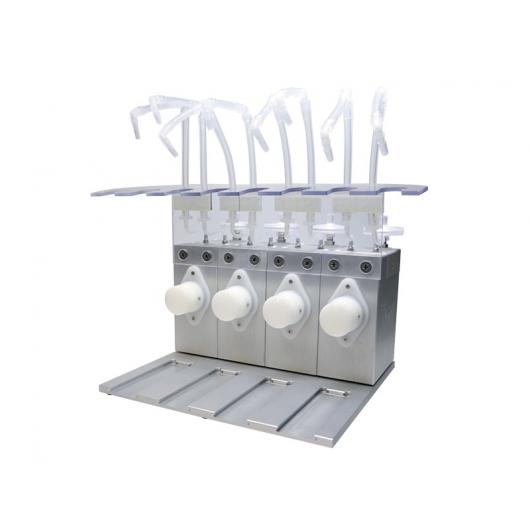 Fluidic unit quad