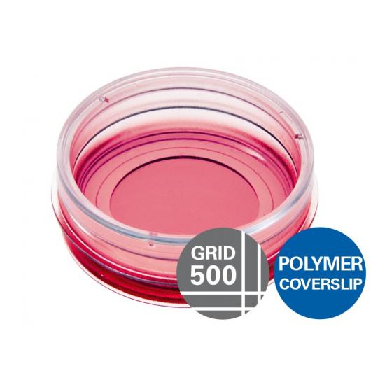µ-Dish 35 mm, high grid-500