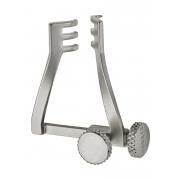 Mini-Goldstein retractor - 3x3 sharp, 2 cm, 1 cm maximum spread