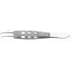 WP11418, Tying Forceps Curved, 9.6 cm, 6 mm Tying Platform