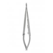Round handled needle holder - straight, smooth