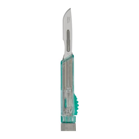 10010-10, Safety Scalpel Blade Cartridges, Curved, Cutting Edge 30 mm, 10 blades/unit