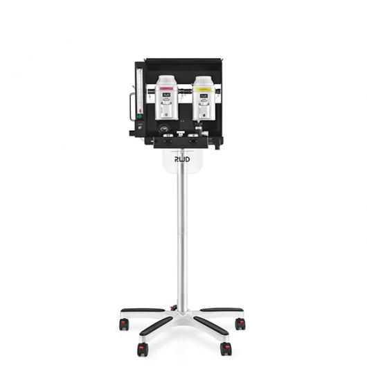 Dual vaporizers veterinary anesthesia machine