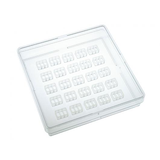 25 culture-inserts 3 well for self-insertion
