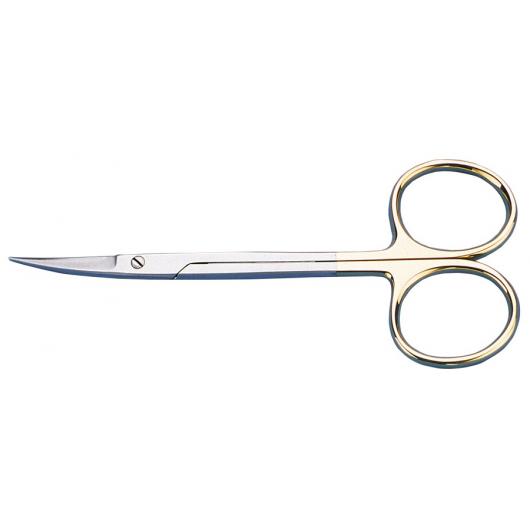 500217, Iris Scissors, 11cm, Tungsten Carbide, Curved