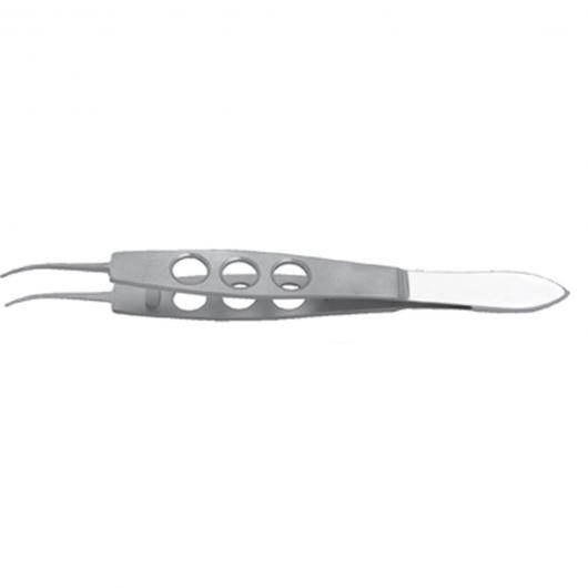 WP11418, Tying Forceps Curved, 9.6 cm, 6 mm Tying Platform