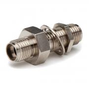 SMA bulkhead feedthru connector/coupler