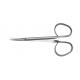 501768, Ribbon Handle Iris Scissors, 11cm, Large Ring, Curved
