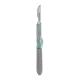 10010-10, Safety Scalpel Blade Cartridges, Curved, Cutting Edge 30 mm, 10 blades/unit
