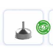 Stainless steel caps, silicone rings for drinking bottles