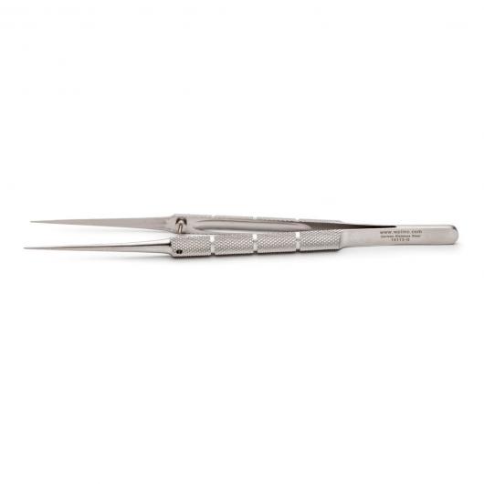 14113-G, Round Hollow Handled Forceps, Straight, German