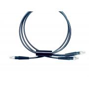 Bifurcated fiber optic assemblies