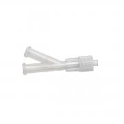 Port infusion Y swivel threads