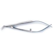 Vannas Scissors, 8 cm, angled 45 grade