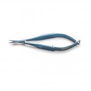 Iris Scissors, 10 cm, straight, titanium