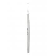 Blunt hook- 12  cm, 0.3  mm tip diameter
