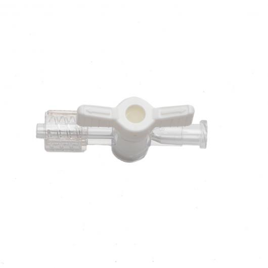 1-Way Stopcock - Luer Lock, Polyacetal & Polycarbonate