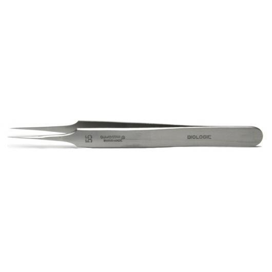500235, Dumont Tweezers #55, 11cm, Straight, 0.05x0.01Tips, Dumostar