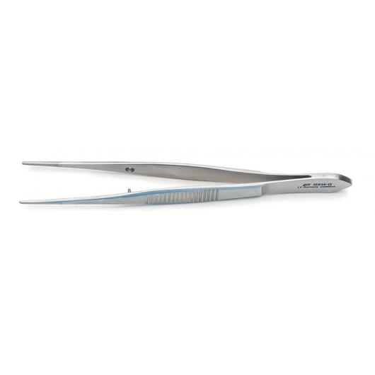 15914-G, Iris Forceps, 10cm, Straight, German