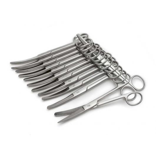 503718-12, Operating Scissors, 16cm, Curved, Sharp/Blunt, 12-pack