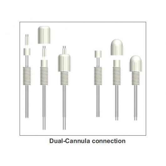 Double cannulas