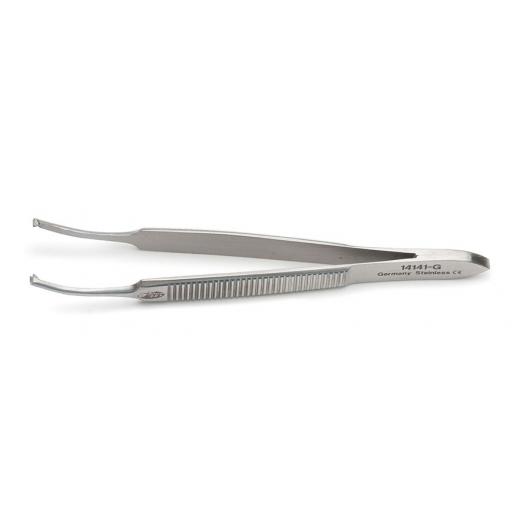 14141, Graefe Forceps, 7cm, Curved