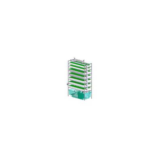 ZD760 Stand Alone Double-Sided Rack (7-Shelf)