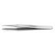 504747, Swiss High Precision Tweezers, 12 cm, Straight, Flat/Round