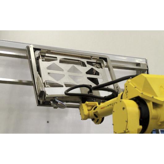 AC 3500 robot unloading side_trolley wheels alignment