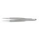 14142-G, Graefe Forceps, 7cm, Serrated, Straight, German