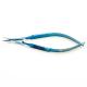 WP5050L, Vannas Capsulotomy Scissors, 10.8cm, 10.5mm Straight Blades, Titanium