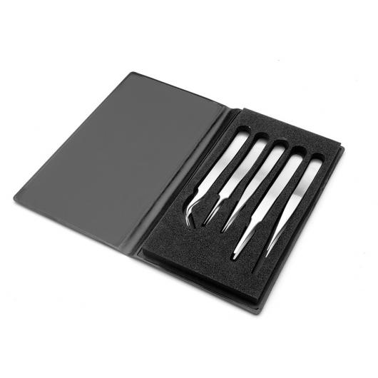 504518, WPI Swiss Tweezers Set, 5 Pieces