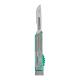 10010-10, Safety Scalpel Blade Cartridges, Curved, Cutting Edge 30 mm, 10 blades/unit