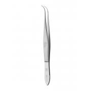 Moria MC31 Iris forceps - serrated, curved, 10 cm