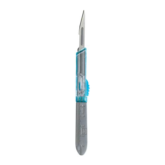 10011-10, Safety Scalpel Blade Cartridges, Angled, Cutting Edge 20 mm, 10 blades/unit