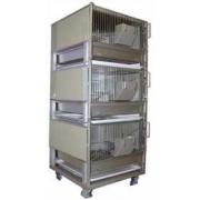 UNO rabbit 3-cage rack