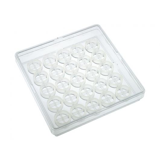 25 culture-inserts 4 well for self-insertion