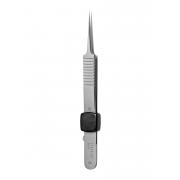 Dumont #l5 forceps -sliding lock, standard tips, straight, Inox, 11 cm