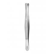 Russian forceps - cupped teeth, straight, 15 cm