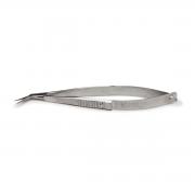 Noyes spring scissors, 12  cm, angled