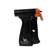 Microchip pistol grip injector with ejector