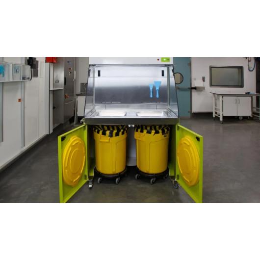 Sychem bedding-disposal-station-open doors