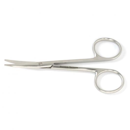 19202, Strabismus scissors 10.2cm German made, Curved