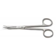 Goldman Fox scissors, 13 cm, curved, serrated