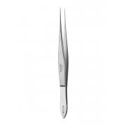 Moria MC32b Iris forceps - smooth, straight, 10 cm