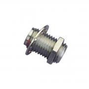 SMA half-length bulkhead feedthru connector/coupler