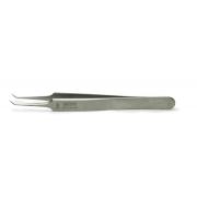 Dumont tweezers #5B, 11 cm, angled, 0,05x0,01 mm tips