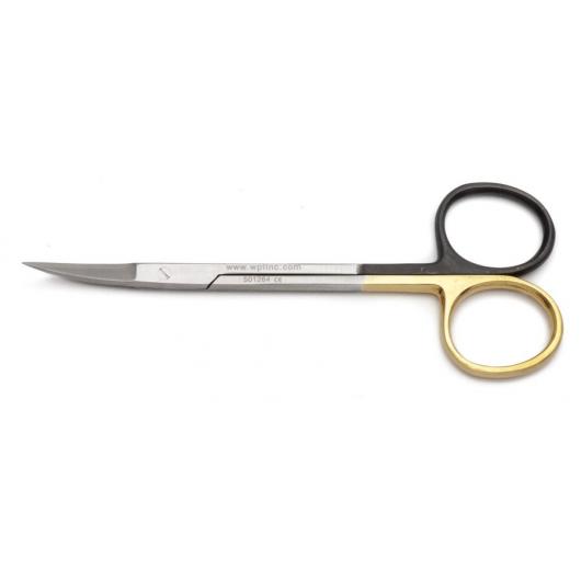 501264, Iris Scissors, 11cm, SuperCut, Tungsten Carbide, Curved